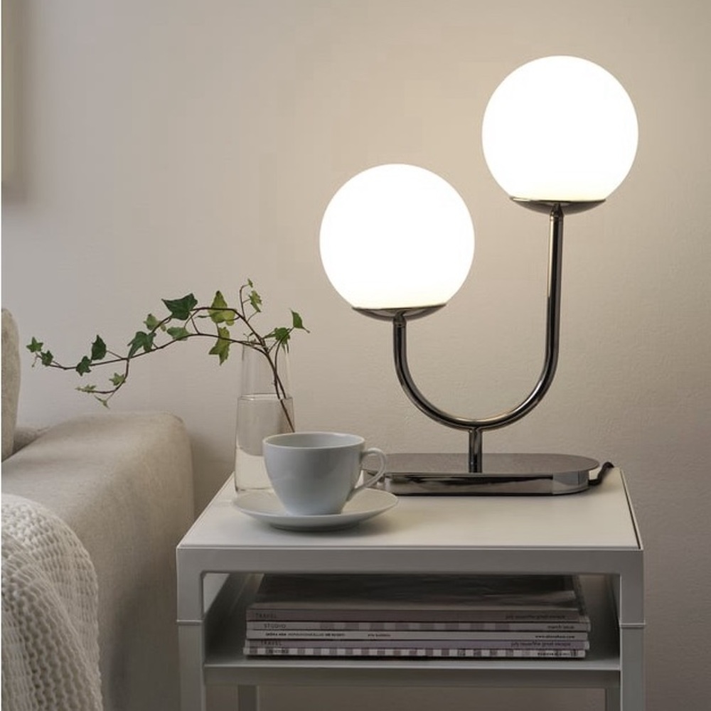 IKEA Dual Globe White Table Lamp absolutely gorgeous! - Picture 11 of 14